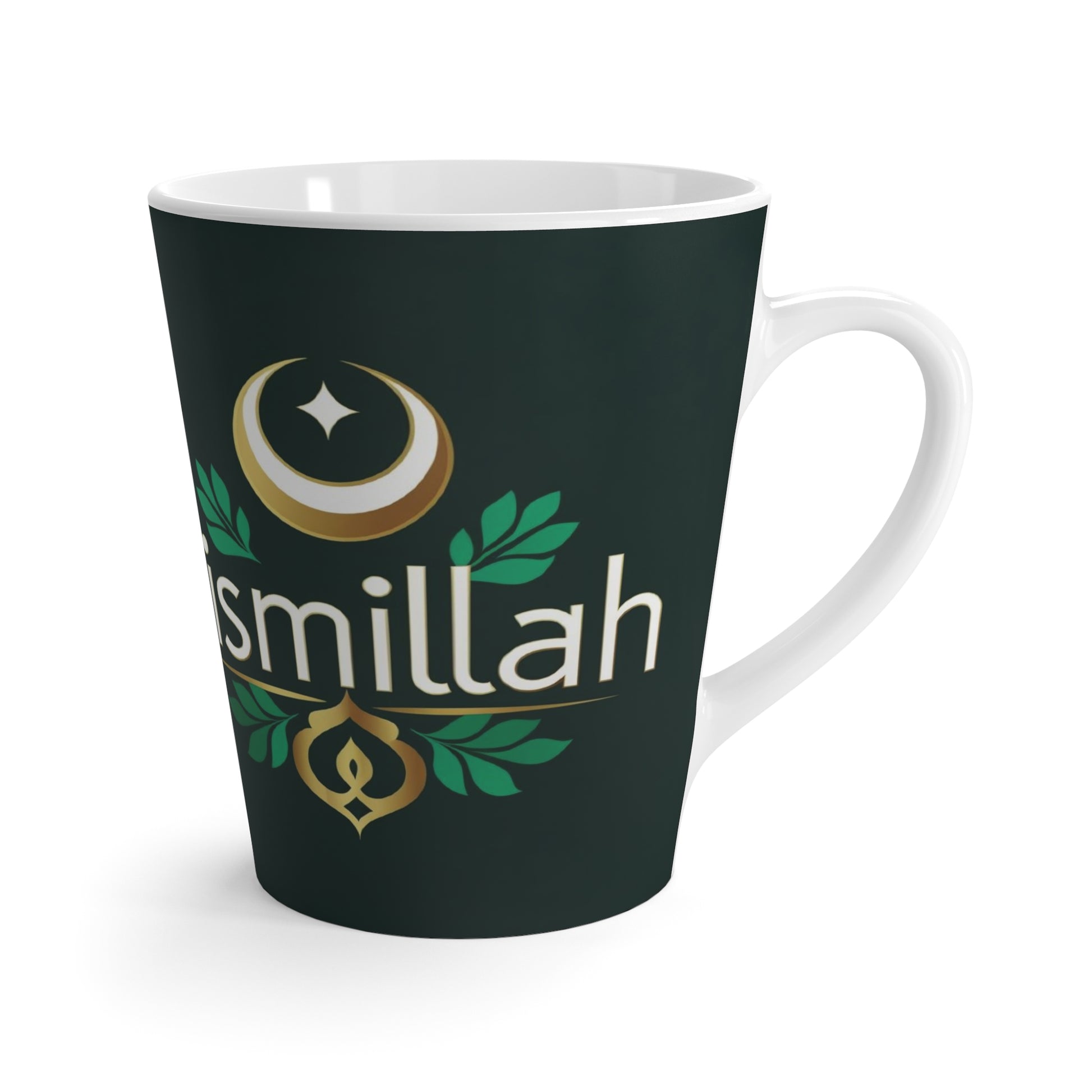 Chic Islamic Latte Mug - Stylish Coffee Cup for Ramadan, Eid, Home Decor, Gift for Her, Spiritual Drinkware