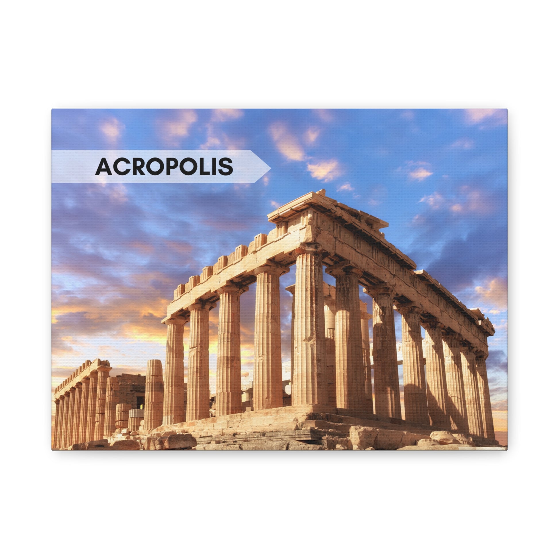 Acropolis Wall Art Canvas Print, Ancient Greece Decor, Home Gallery Artwork, Gift for History Lovers, Travel Memories